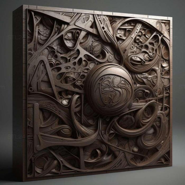 Patterns and decorations (stl Steel 3, PATTERN_507) 3D models for cnc